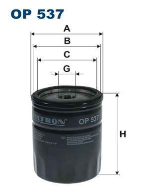 Alyvos filtras FILTRON OP 537