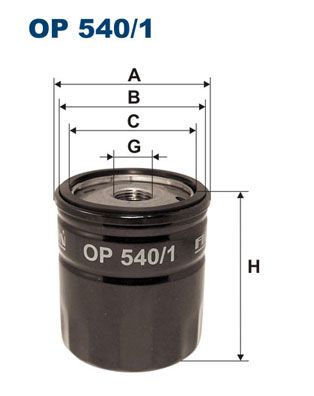 Oil Filter FILTRON OP 540/1