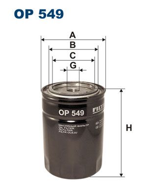 Oil Filter FILTRON OP 549