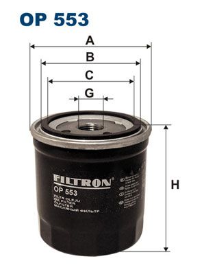 Оливний фільтр FILTRON OP 553