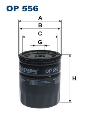 Oil Filter FILTRON OP 556