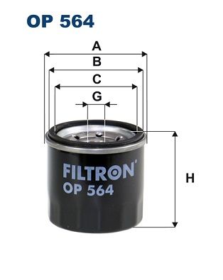 Alyvos filtras FILTRON OP 564
