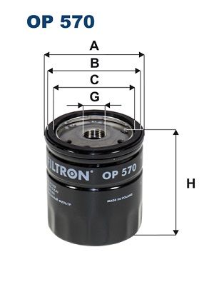 Оливний фільтр FILTRON OP 570