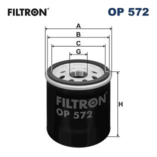 Alyvos filtras FILTRON OP 572