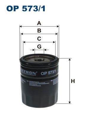 Oil Filter FILTRON OP 573/1