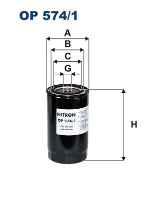 Oil Filter FILTRON OP 574/1