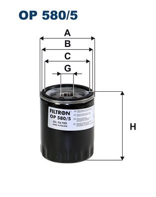 Alyvos filtras FILTRON OP580/5