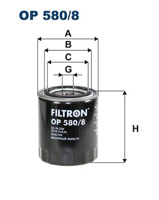 Oil Filter FILTRON OP 580/8