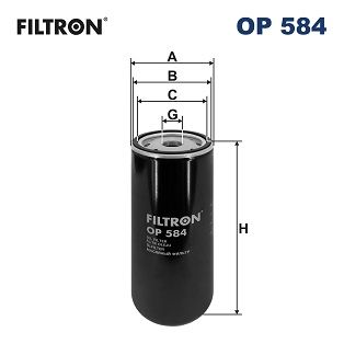 Alyvos filtras FILTRON OP 584