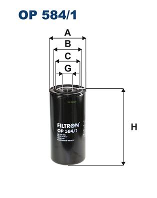 Oil Filter FILTRON OP 584/1