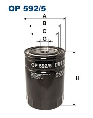 Оливний фільтр FILTRON OP 592/5