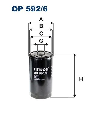 Oil Filter FILTRON OP592/6