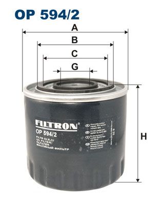 Alyvos filtras FILTRON OP 594/2