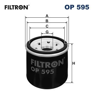 Alyvos filtras FILTRON OP595