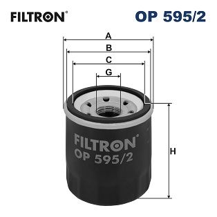 Oil Filter FILTRON OP 595/2