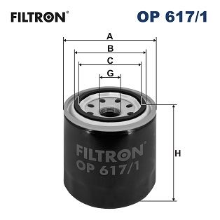 Оливний фільтр FILTRON OP 617/1