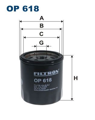 Alyvos filtras FILTRON OP 618