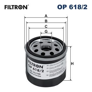 Oil Filter FILTRON OP 618/2