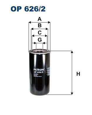 Oil Filter FILTRON OP 626/2