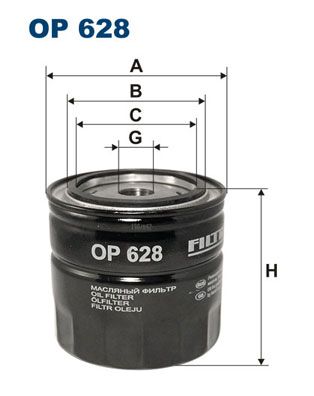 Оливний фільтр FILTRON OP 628