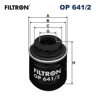 Alyvos filtras FILTRON OP 641/2