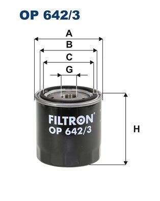 Alyvos filtras FILTRON OP 642/3