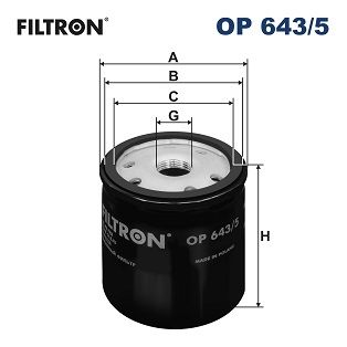 Oil Filter FILTRON OP 643/5