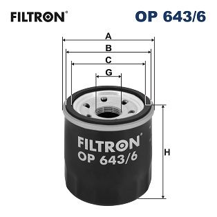 Оливний фільтр FILTRON OP 643/6