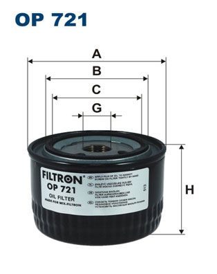 Гідравлічний фільтр, автоматична коробка передач FILTRON OP 721
