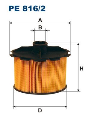 Фільтр палива FILTRON PE 816/2