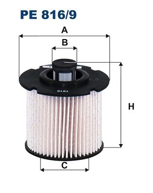 Фільтр палива FILTRON PE 816/9