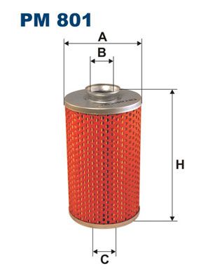 Palivový filter FILTRON PM 801