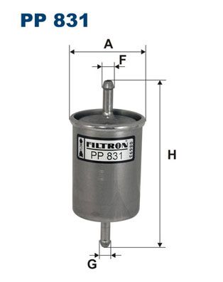 Фільтр палива FILTRON PP 831