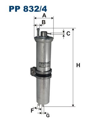 Фільтр палива FILTRON PP 832/4