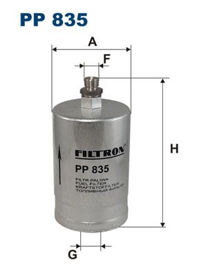 Фільтр палива FILTRON PP 835