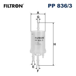 Фільтр палива FILTRON PP 836/3