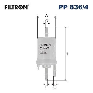 Фільтр палива FILTRON PP 836/4