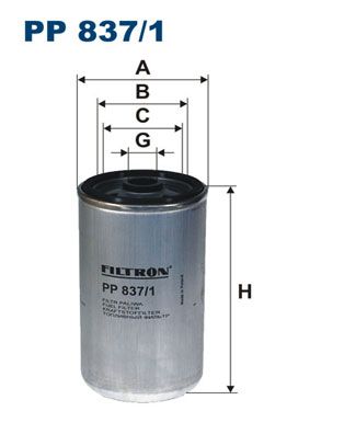 Fuel Filter FILTRON PP 837/1