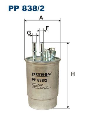 Fuel Filter FILTRON PP 838/2