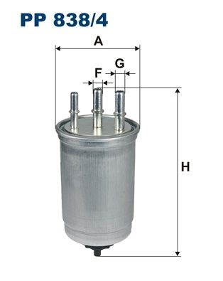 Фільтр палива FILTRON PP 838/4