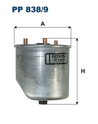 Фільтр палива FILTRON PP 838/9