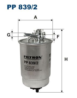 Fuel Filter FILTRON PP 839/2