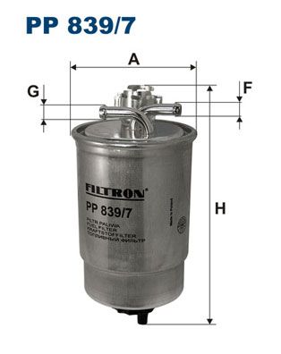 Fuel Filter FILTRON PP 839/7