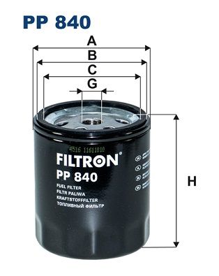 Kuro filtras FILTRON PP 840