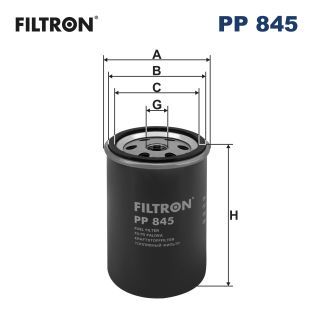 Фільтр палива FILTRON PP 845