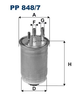 Fuel Filter FILTRON PP 848/7