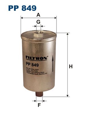 Fuel Filter FILTRON PP 849