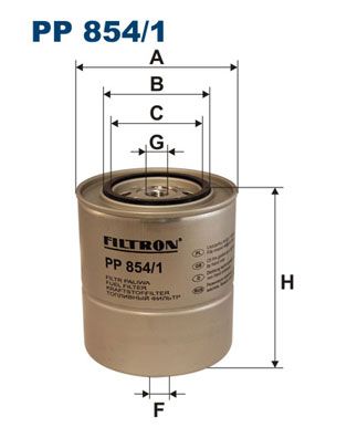 Фільтр палива FILTRON PP854/1