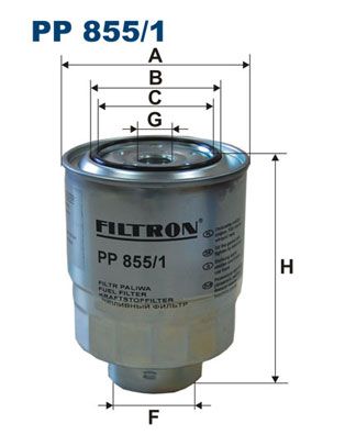 Fuel Filter FILTRON PP 855/1