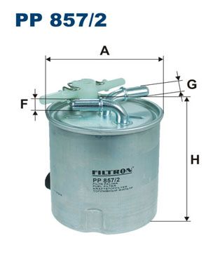 Fuel Filter FILTRON PP 857/2